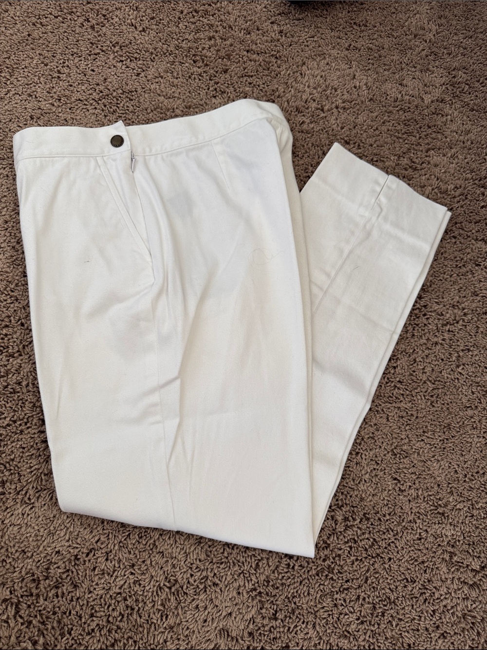 Lauren Ralph Lauren White Cropped Ankle Pants 6